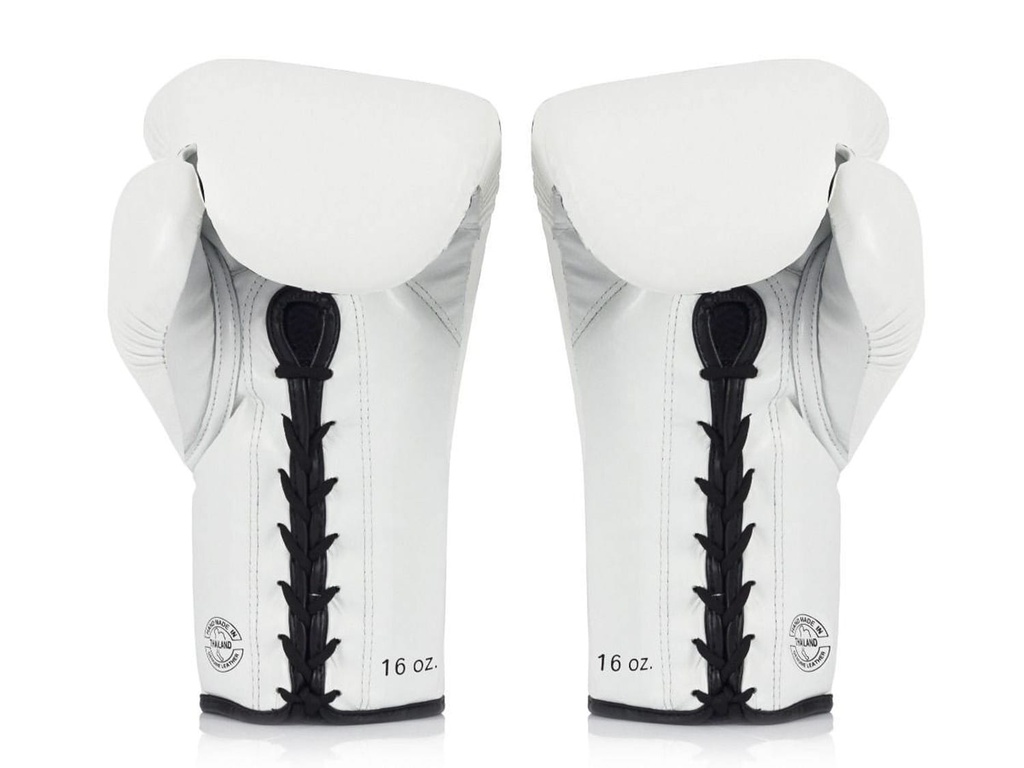 Fairtex Boxhandschuhe Glory BGLG1 mit Schnürung, Weiß