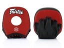 Fairtex Boxpratzen FMV14 Short, Rot-Schwarz 5