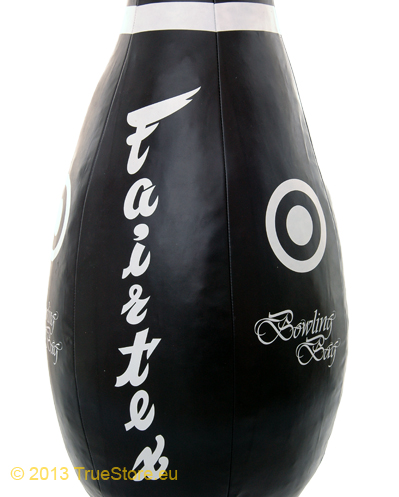 Fairtex Boxsack Bowling Bag HB10 117x45cm Ungefüllt, Schwarz