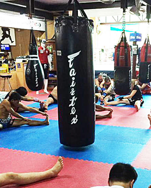 Fairtex Boxsack Pole HB7 210x60cm Ungefüllt, Schwarz 2