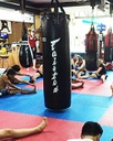 Fairtex Boxsack Pole HB7 210x60cm Ungefüllt, Schwarz 2