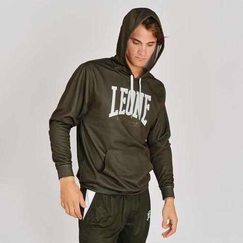 Leone Hoodie Logo, Grün 6