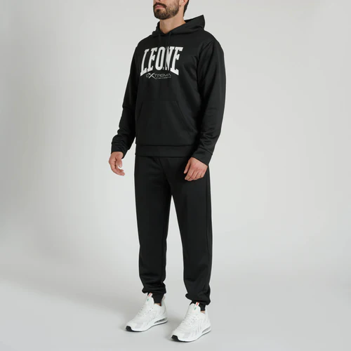 Leone Hoodie Logo, Schwarz