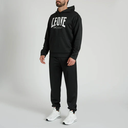 Leone Hoodie Logo, Schwarz