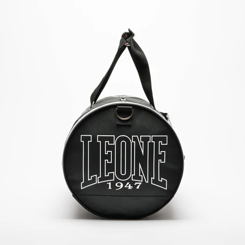 Leone Sporttasche Iconic, Schwarz-Weiß 3