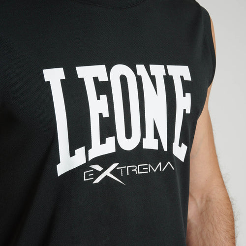 Leone Tank Top Logo, Schwarz