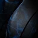 Hayabusa UFC Compression Pants, Schwarz-Blau