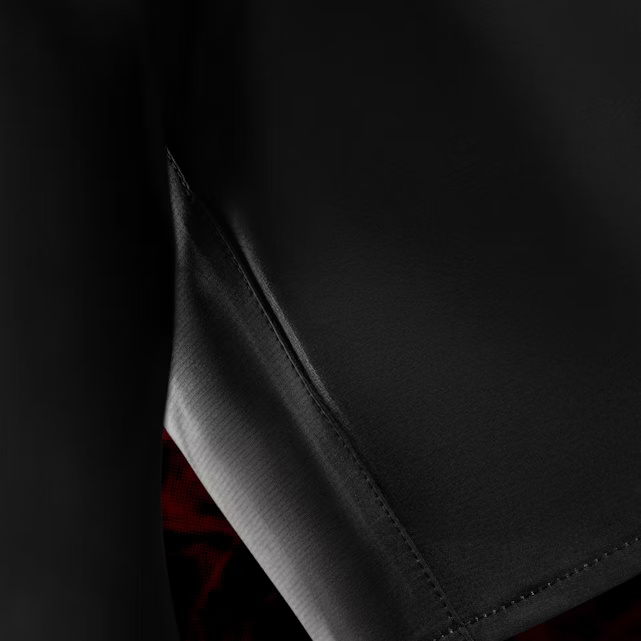 Hayabusa UFC Fight Shorts, Schwarz-Rot 7