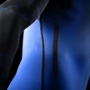 Hayabusa UFC Rash Guard, Schwarz-Blau