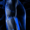 Hayabusa UFC Rash Guard, Schwarz-Blau 6