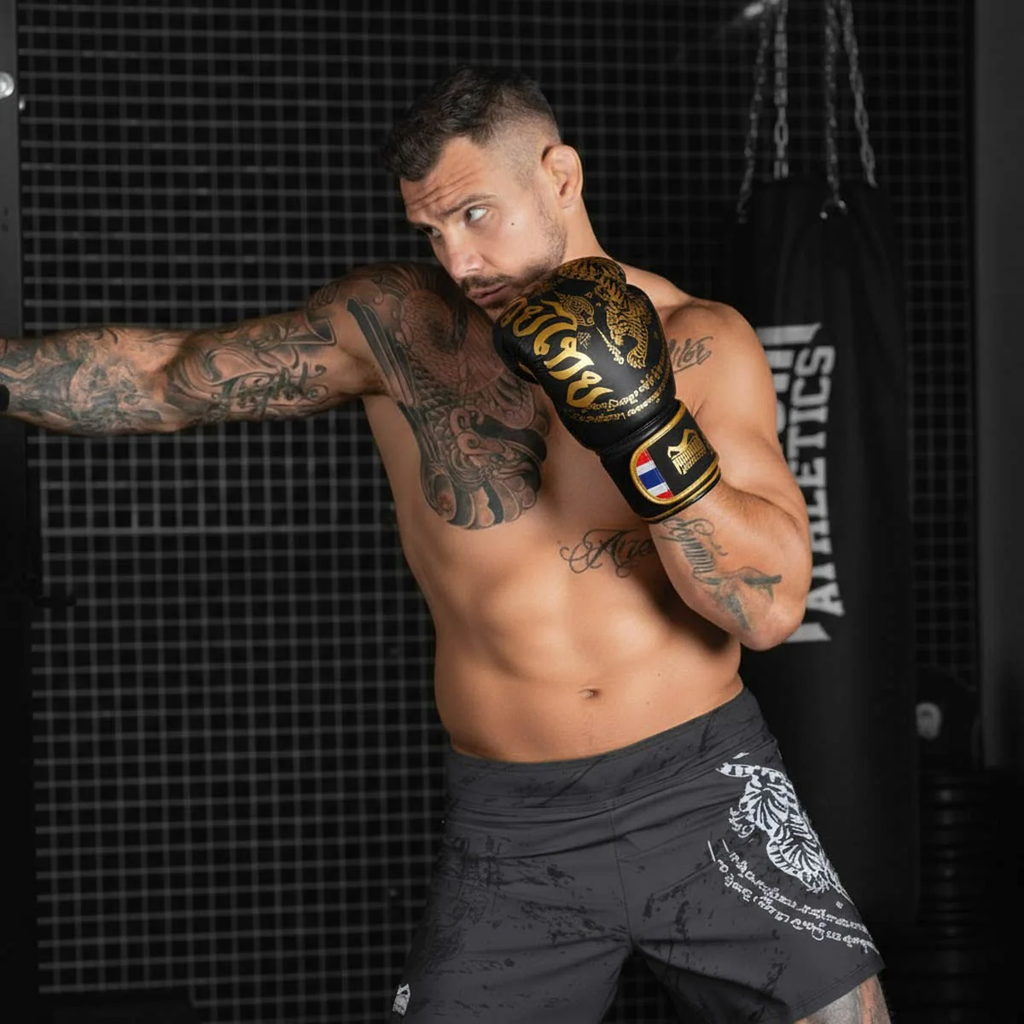 Phantom Boxhandschuhe Muay Thai LE, Schwarz-Gold 7