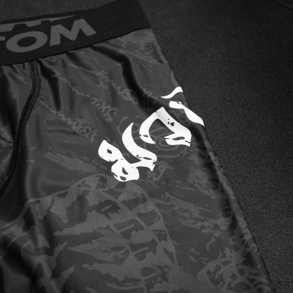 Phantom Compression Pants Muay Thai, Schwarz 6
