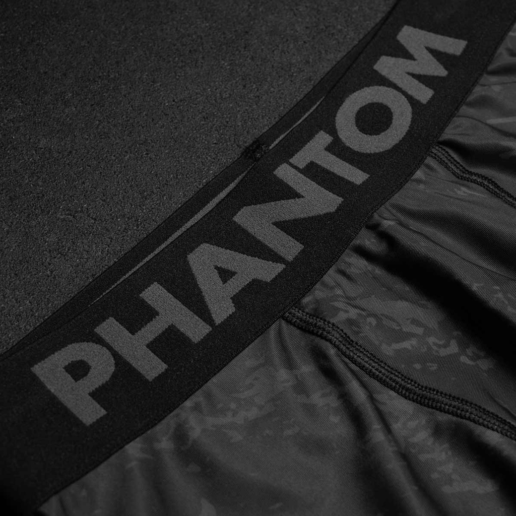 Phantom Compression Pants Muay Thai, Schwarz