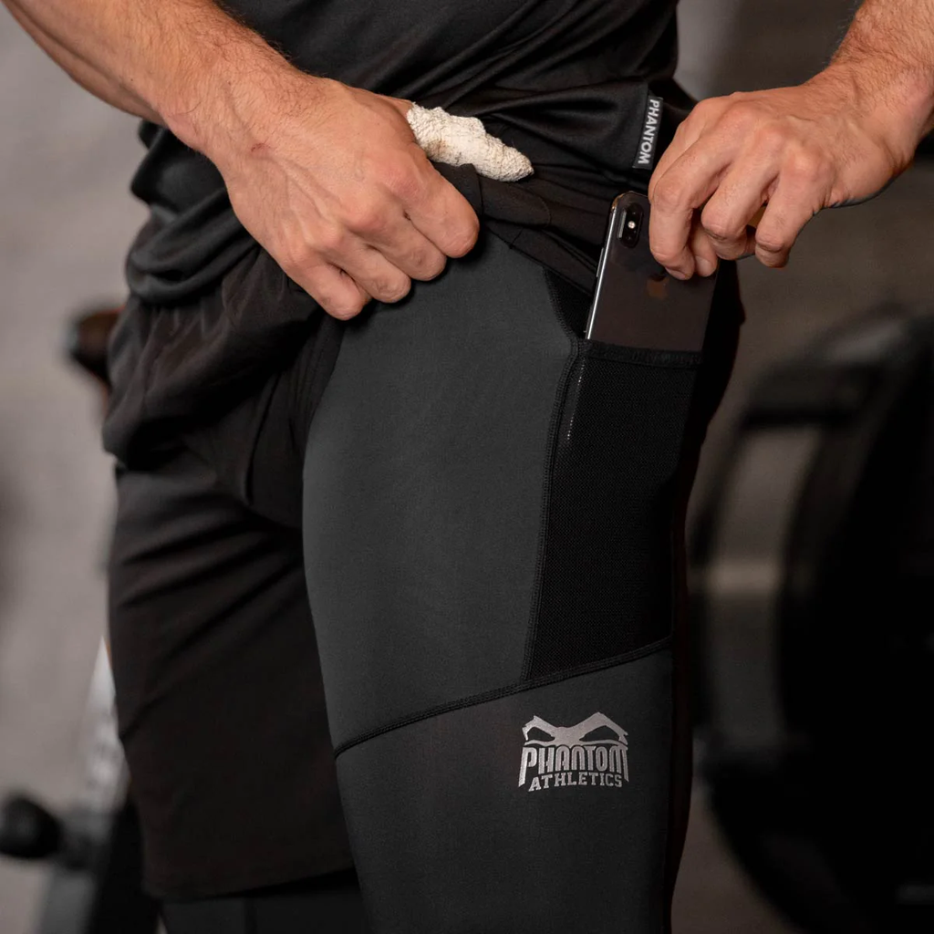 Phantom Compression Pants Tactic, Schwarz