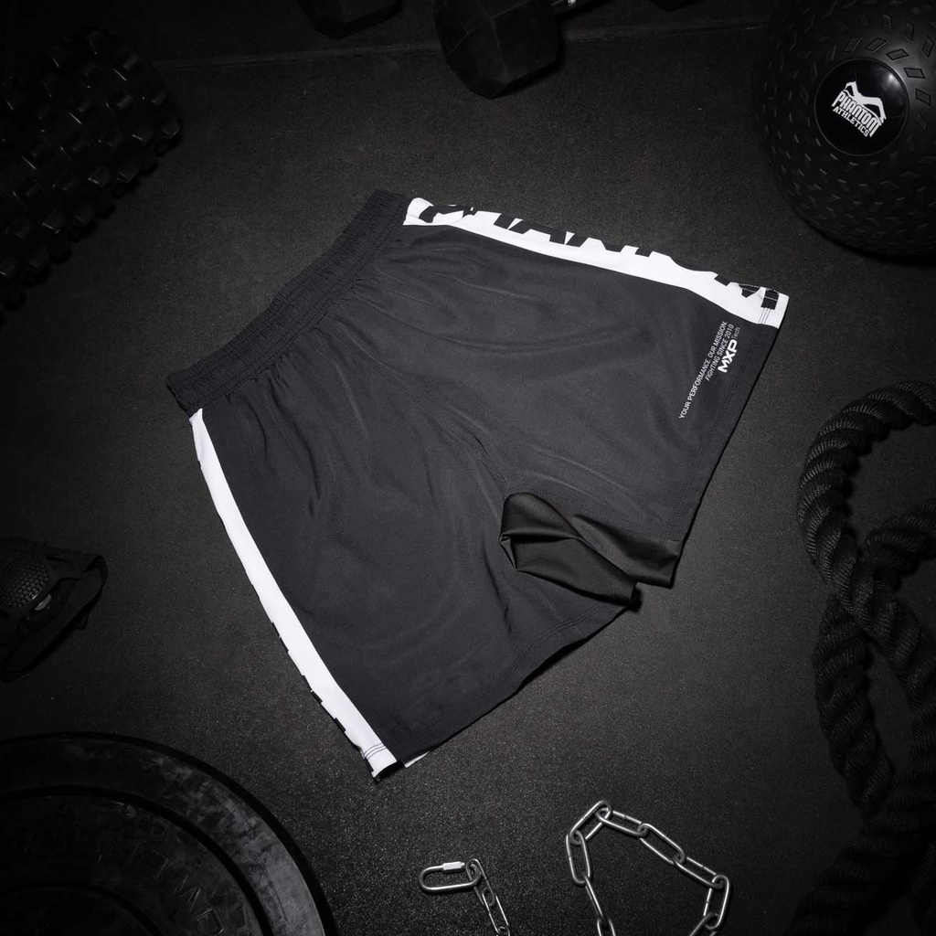 Phantom Fight Shorts Evo Apex, Schwarz