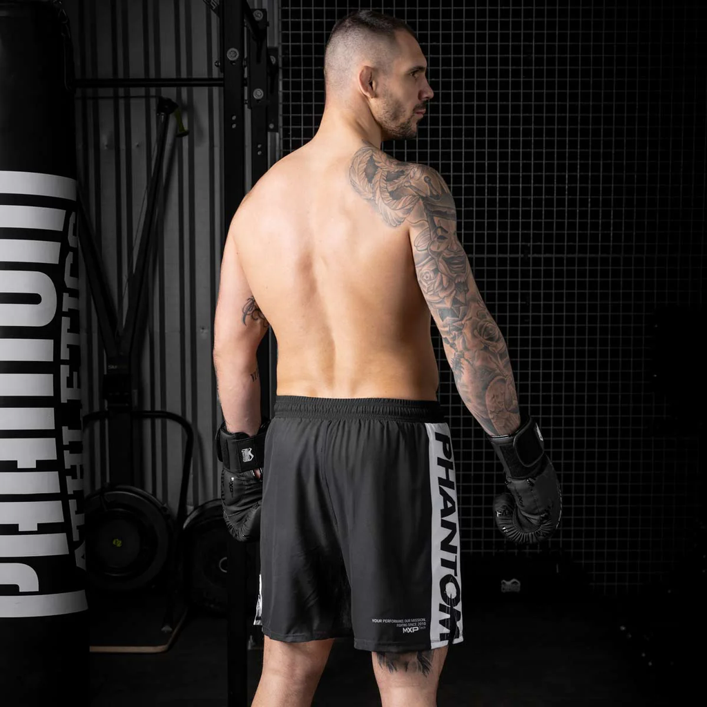 Phantom Fight Shorts Evo Apex, Schwarz 8