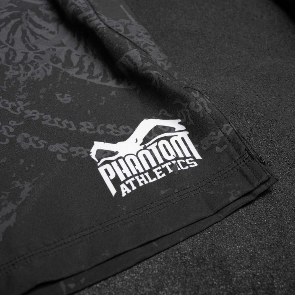 Phantom Fight Shorts Evo Muay Thai, Schwarz
