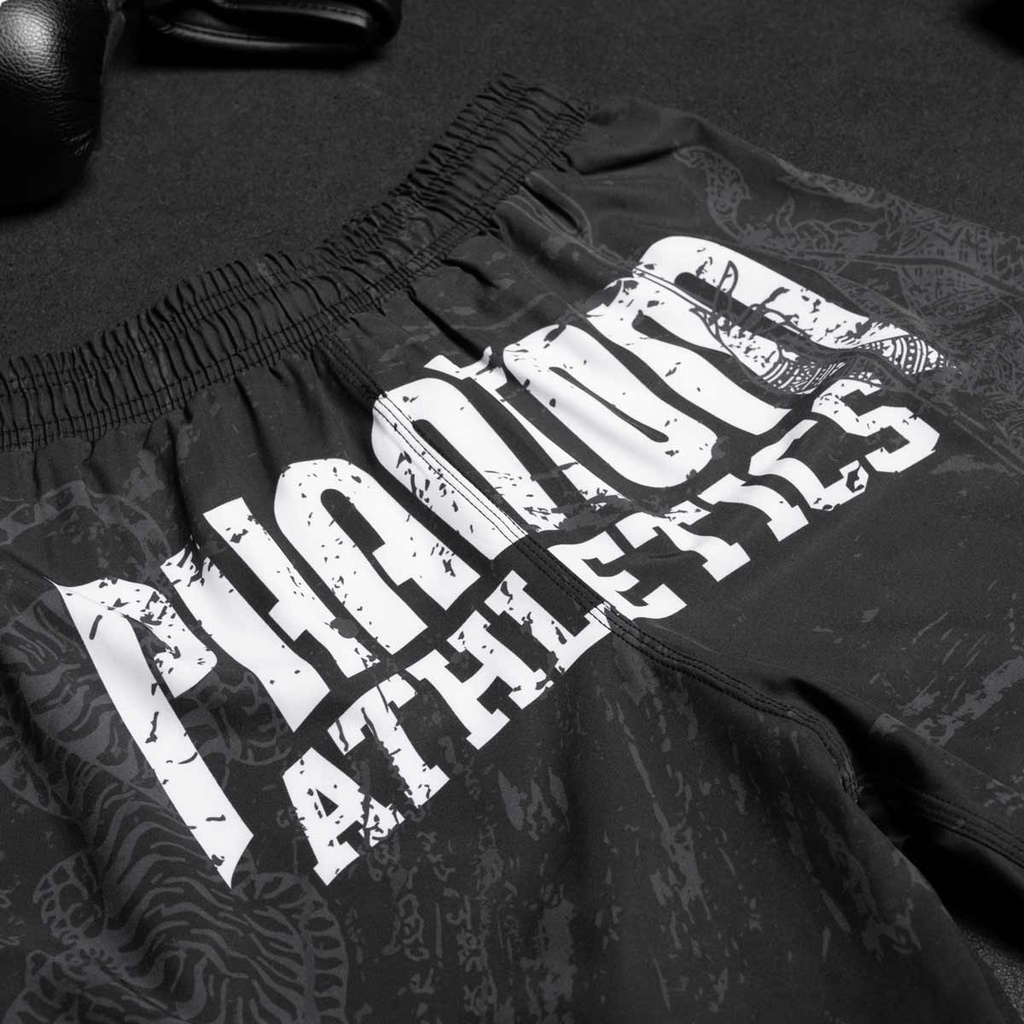 Phantom Fight Shorts Evo Muay Thai, Schwarz