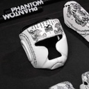 Phantom Kopfschutz Muay Thai, Weiß-Schwarz