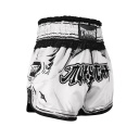 Twins Muay Thai Shorts Comic, Weiß-Schwarz 2