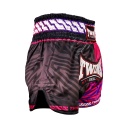 Twins Muay Thai Shorts Maze, Schwarz-Rot 2