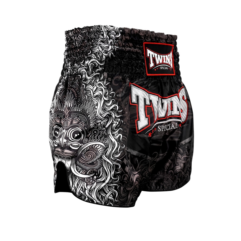 Twins Muay Thai Shorts Rangda, Schwarz 2