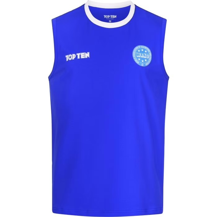 Top Ten Tank Top WAKO Kick Light Basic, Blau 2