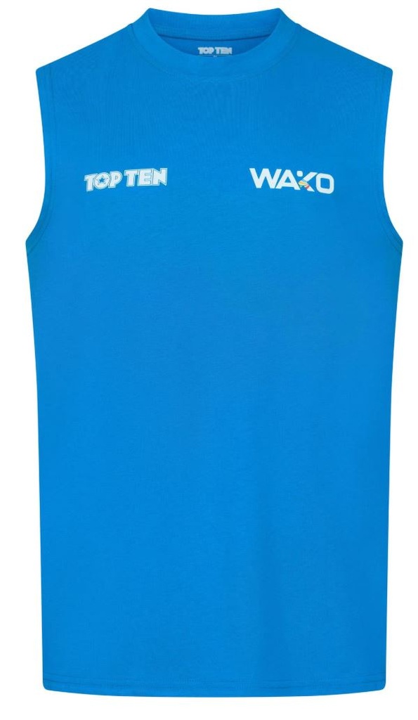 Top Ten Tank Top WAKO Kick Light Basic, Blau 2