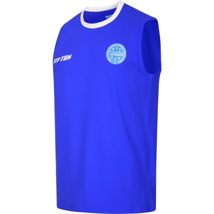 Top Ten Tank Top WAKO Kick Light Basic, Blau 3
