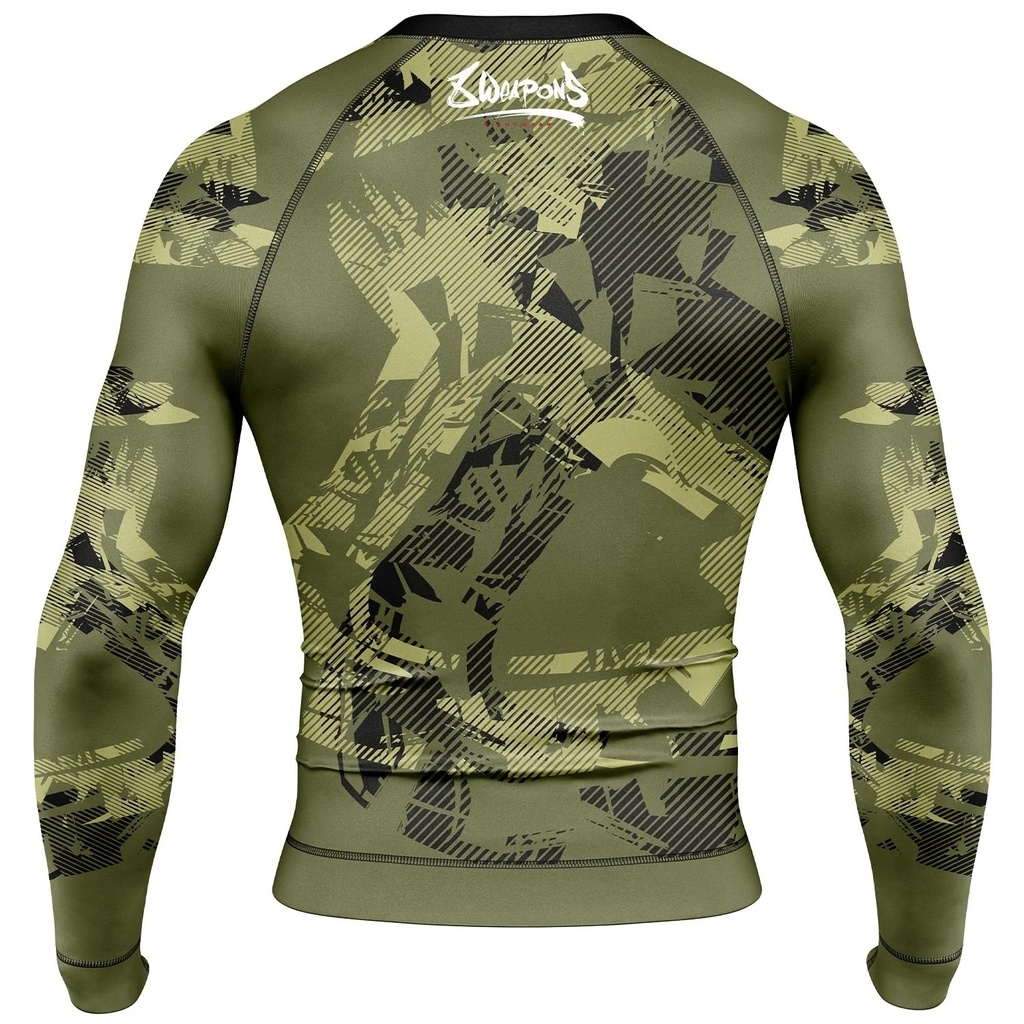 8Weapons Rash Guard Hit 2.0, Olivgrün 2