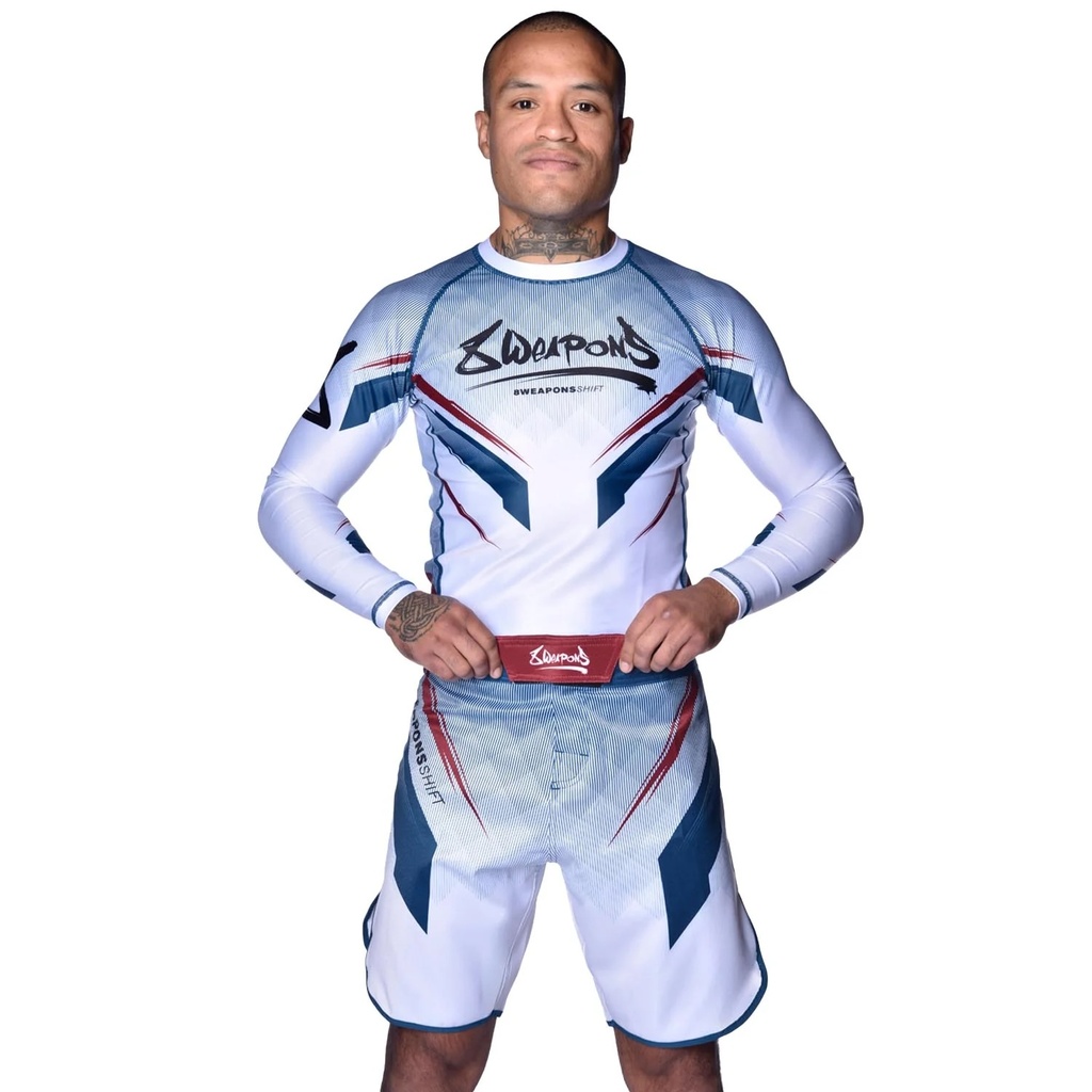 8Weapons Fight Shorts Shift, Weiß 4