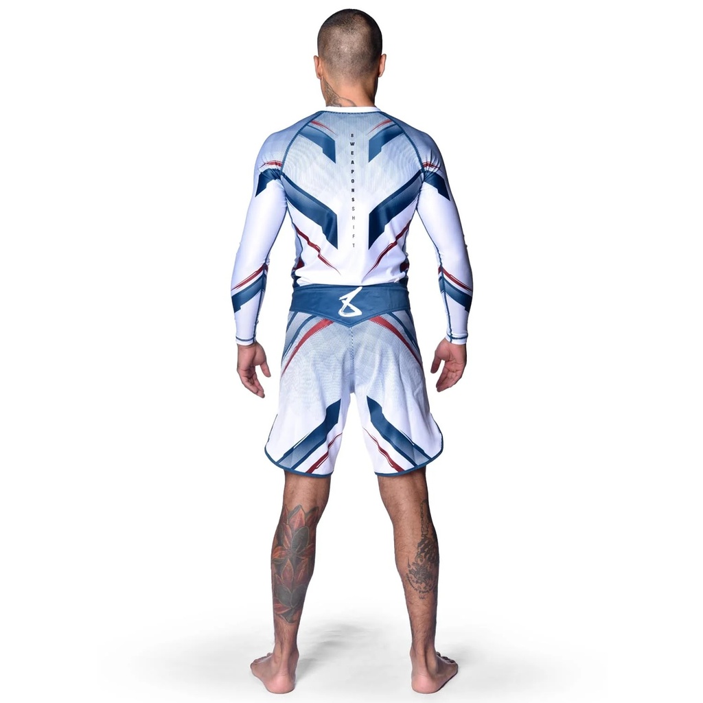 8Weapons Fight Shorts Shift, Weiß 7