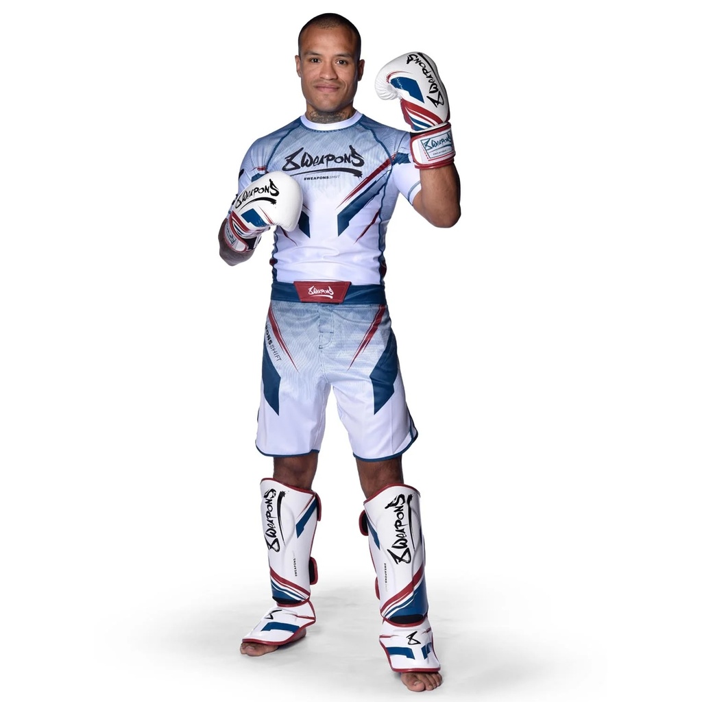 8Weapons Fight Shorts Shift, Weiß 8