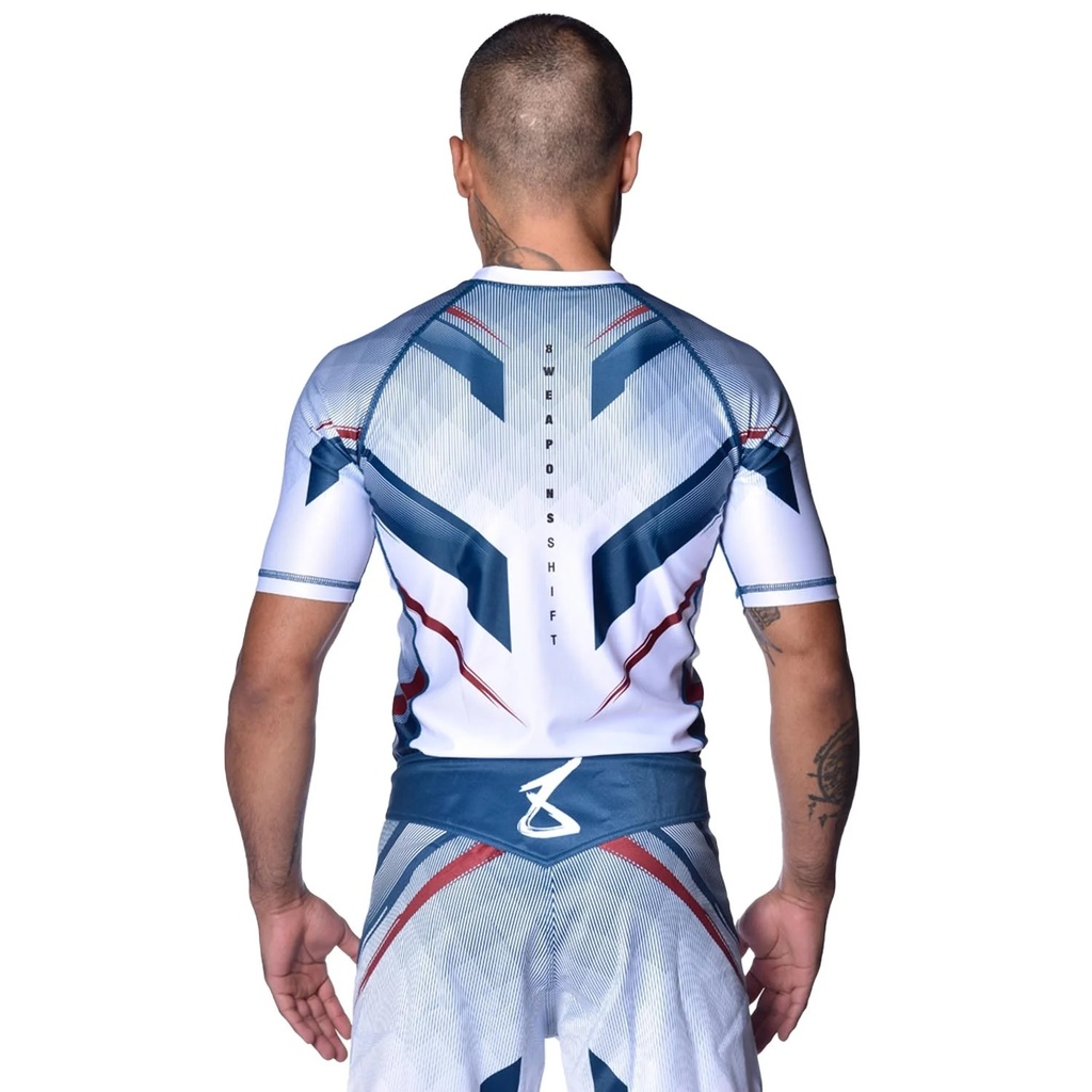 8Weapons Rash Guard Shift, Weiß 5