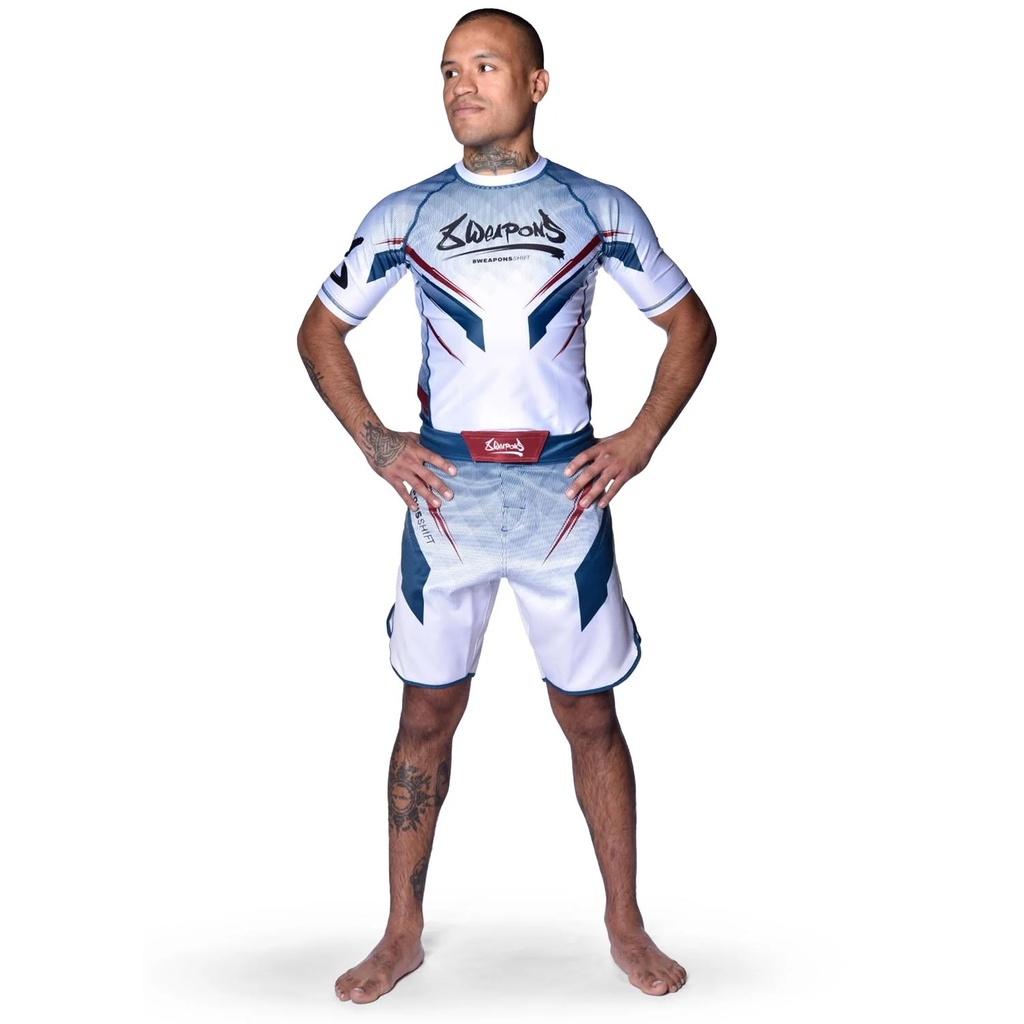 8Weapons Rash Guard Shift, Weiß 8