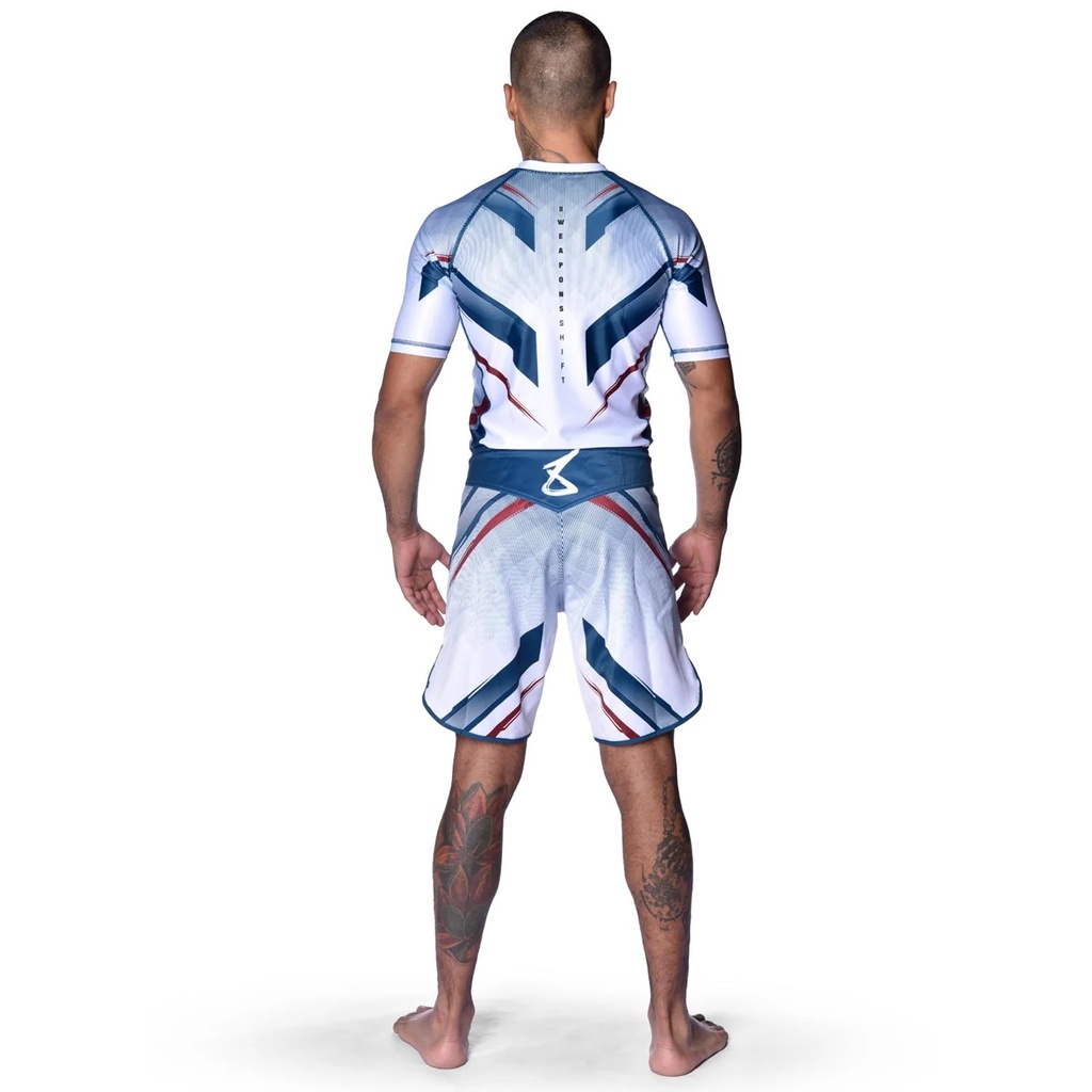 8Weapons Rash Guard Shift, Weiß 10