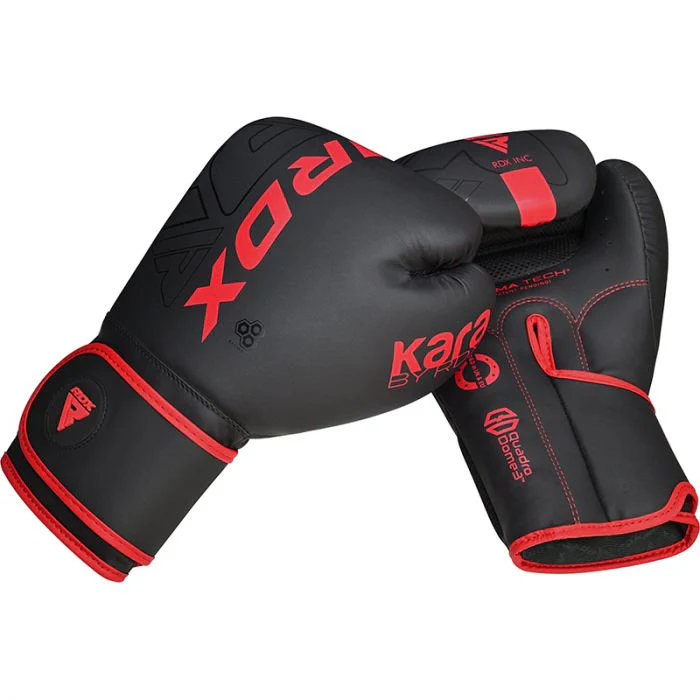 RDX Boxhandschuhe F6 Kara Kids, Schwarz-Rot