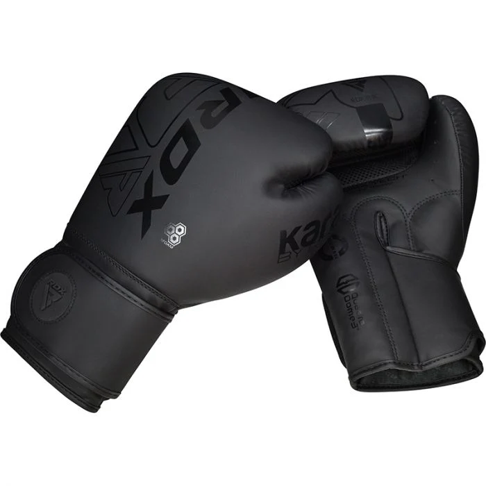 RDX Boxhandschuhe F6 Kara, Schwarz 7