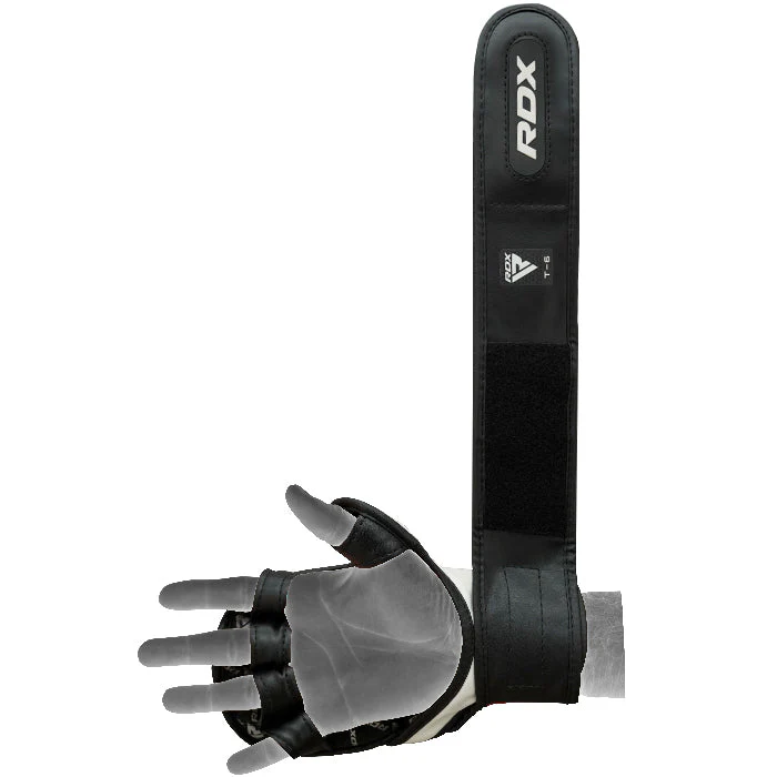 RDX MMA Handschuhe Sparring T6, Schwarz-Rot 8