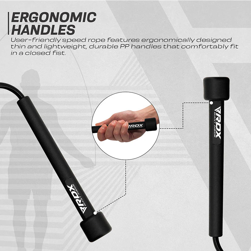 RDX Springseil Basic, Schwarz