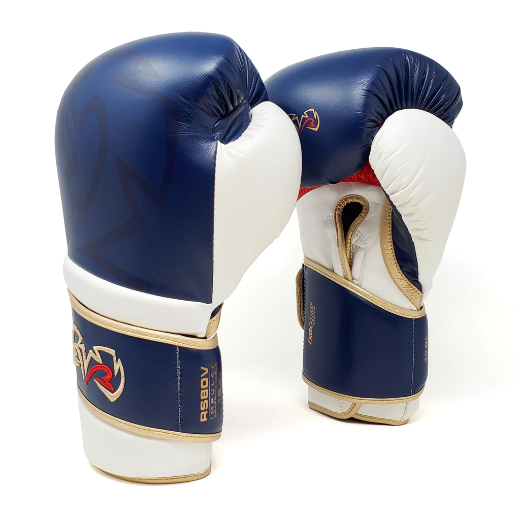 Rival Boxhandschuhe RS80V Impulse, Blau-Weiß