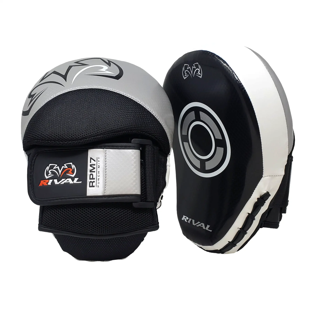 Rival Boxpratzen RPM7 Fitness Plus, Schwarz-Silber