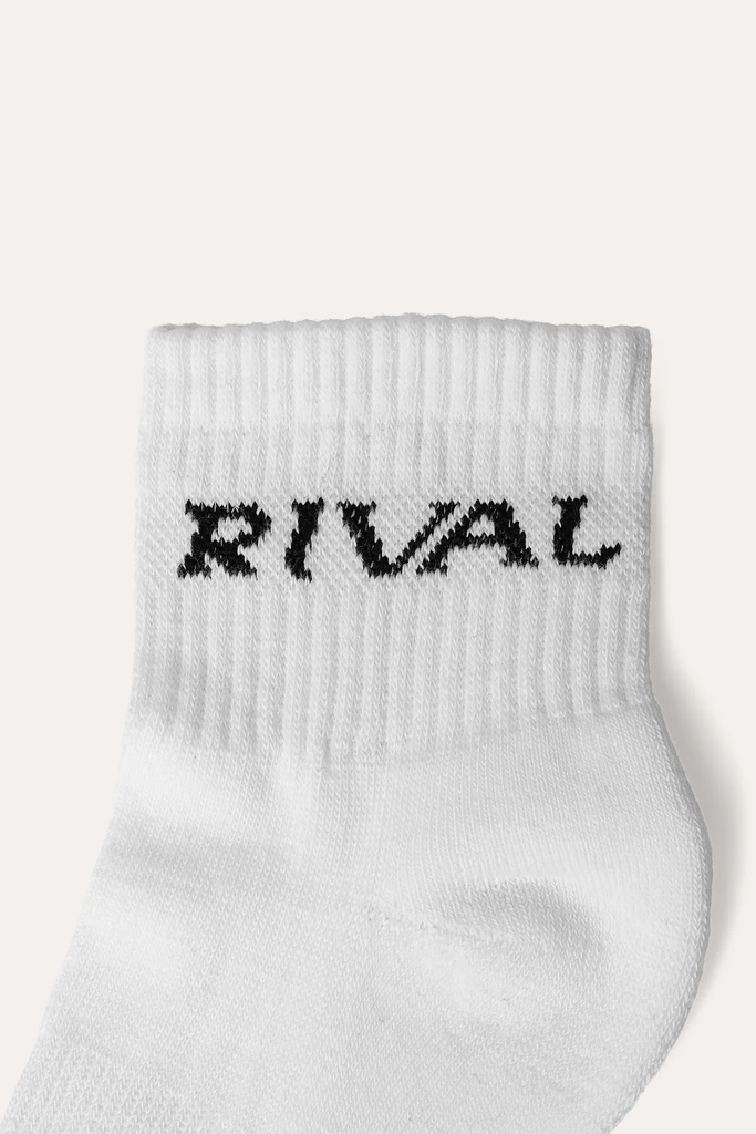Rival Socken Sneaker 3-er Pack, Weiß