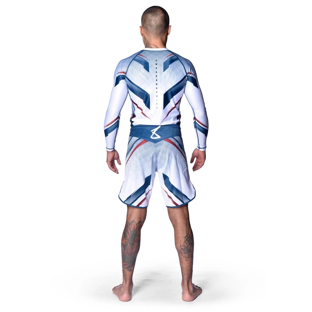 8Weapons Rash Guard Shift, Weiß 9
