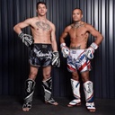 8Weapons Muay Thai Shorts Shift, Weiß 9