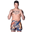 8Weapons Muay Thai Shorts Vivo Magma, Orange 3