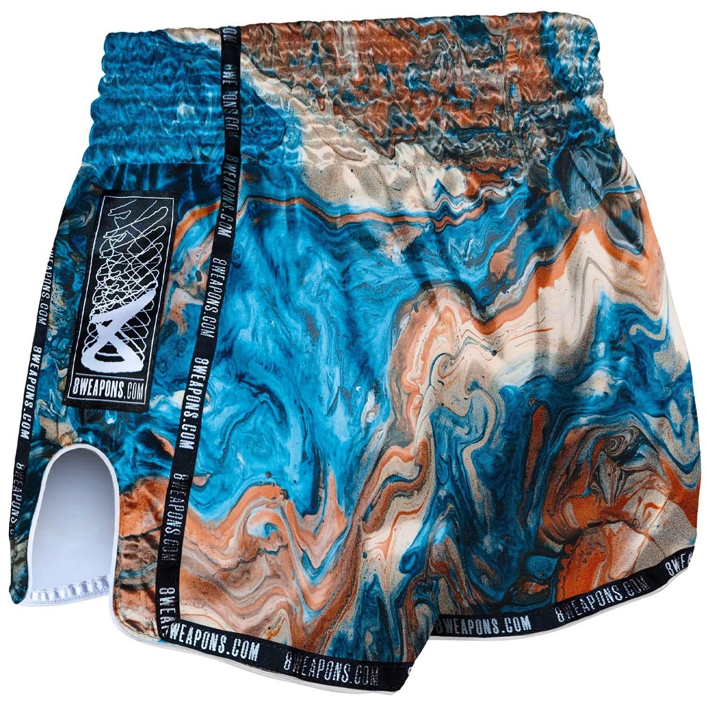 8Weapons Muay Thai Shorts Vivo Magma, Blau 2