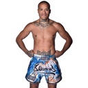 8Weapons Muay Thai Shorts Vivo Magma, Blau 3