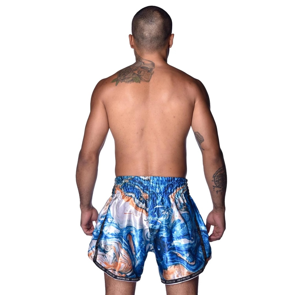 8Weapons Muay Thai Shorts Vivo Magma, Blau 6