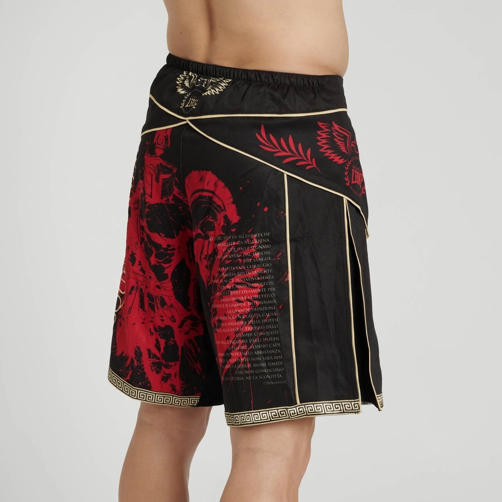 Leone Fight Shorts Legionarivs III, Schwarz-Rot 4